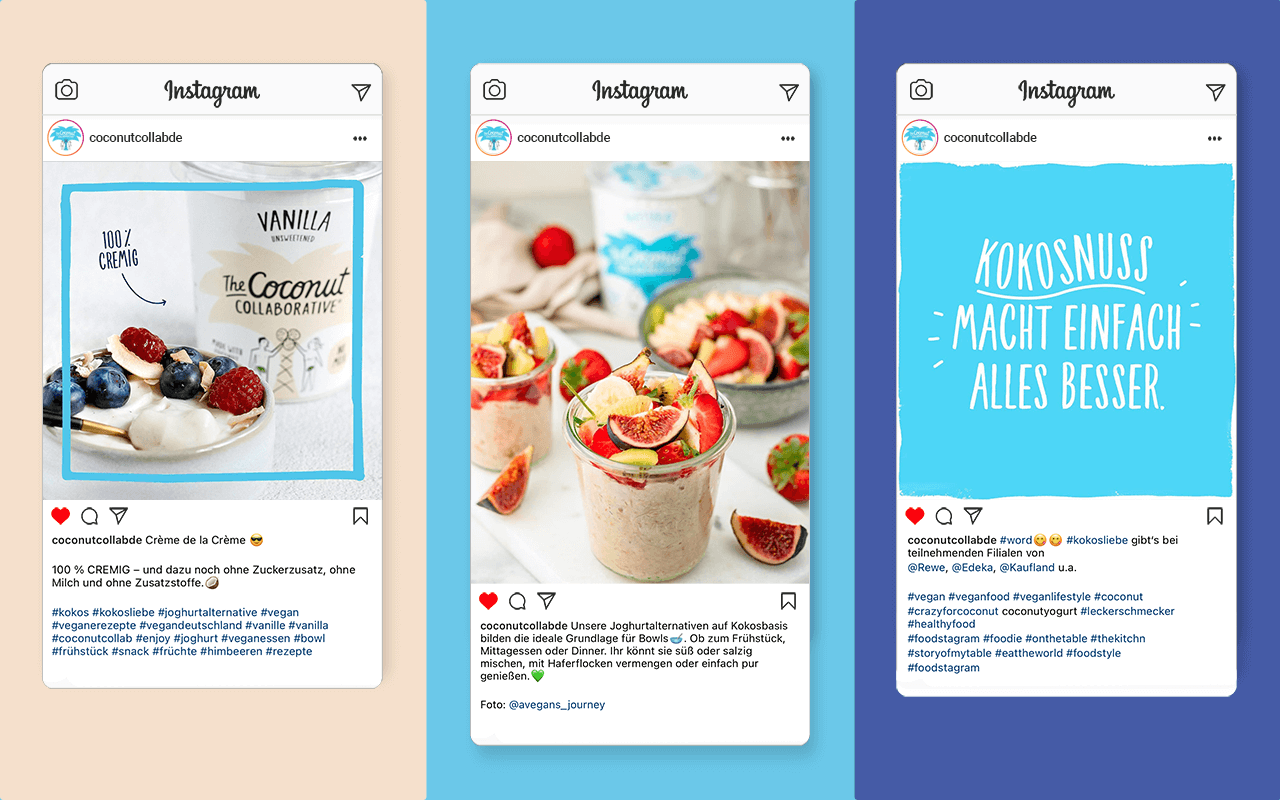 Coconut Collaborative Social Media Posts